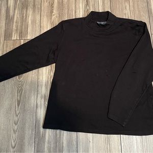 Black Mock Turtleneck